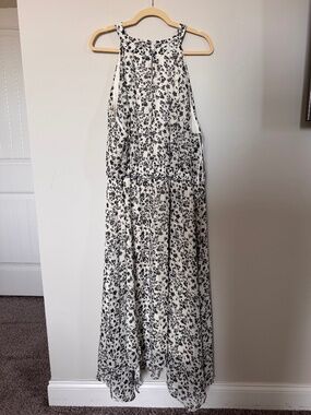 NWT Lane Bryant Black and White Floral Dress